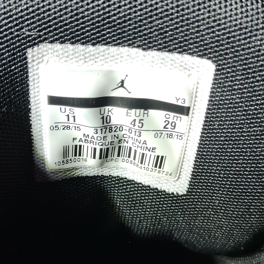 Men's size 11 Jordan flight 23, black concord - Picture 4 of 4